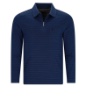 Luxusní polo tričko s límečkem Stay Fresh® (dlouhý rukáv - zip) - v nadměrné velikosti