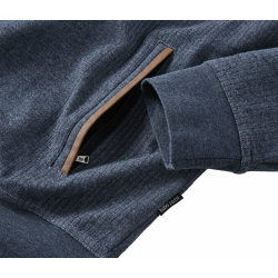 Luxusní pánská mikina Stay Fresh® se zapínáním na zip (modrá) - v nadměrné velikosti