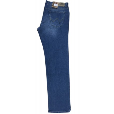 Pánské jeans v modré barvě v nadměrné velikosti