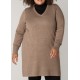 Volný dlouhý svetr / tunika - v nadměrné velikosti