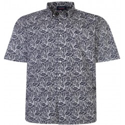 Pánská letní košile "havajka" s krátkým rukávem - v nadměrné velikosti