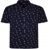 Pánská letní košile "havajka" s krátkým rukávem - v nadměrné velikosti