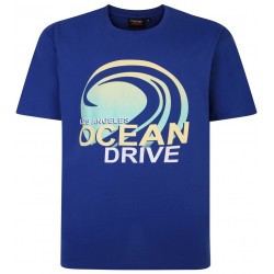 Tričko s potiskem Ocean - v nadměrné velikosti