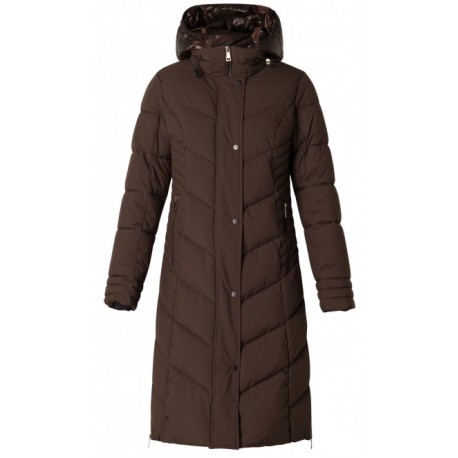 Zimní kabát/bunda s kapucí - v nadměrné velikosti