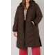 Zimní kabát/bunda s kapucí - v nadměrné velikosti