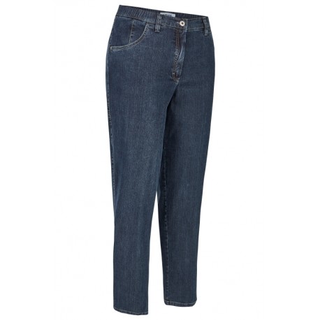 Dámské džínové kalhoty - širší nohavice - v nadměrné velikosti