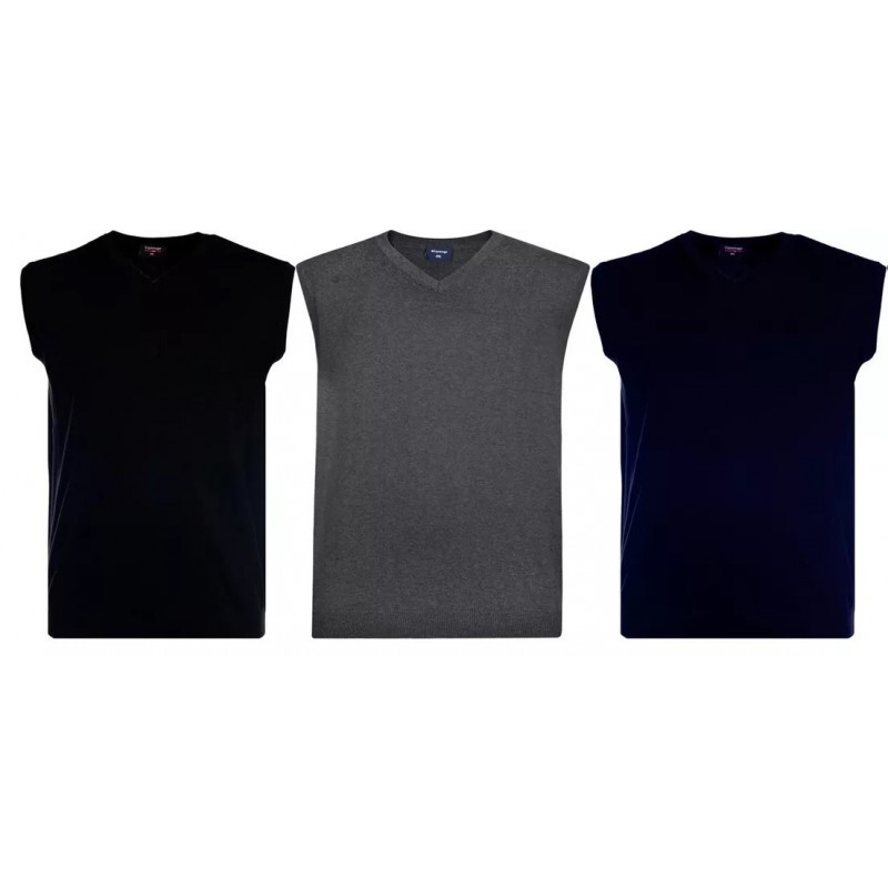 Pánský svetr s výstřihem "V" - v nadměrné velikosti