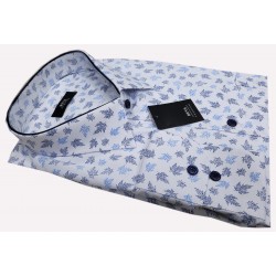 Pánská košile kombinovaná s dlouhým rukávem - v nadměrné velikosti