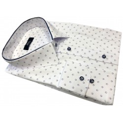 Pánská košile s dlouhým rukávem (kombinovaná) - v nadměrné velikosti