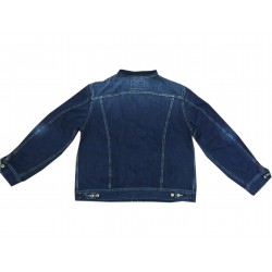 Pánská džínová bunda v nadměrné velikosti