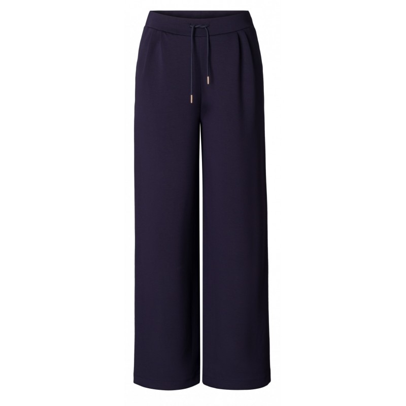 Pružné kalhoty se širokou nohavicí