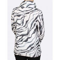 Dámský svetřík se stojáčkem - v nadměrné velikosti