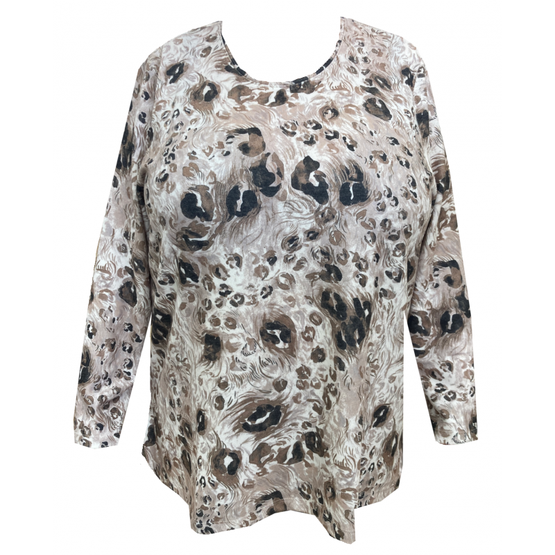 Dámský tenký svetřík - v nadměrné velikosti