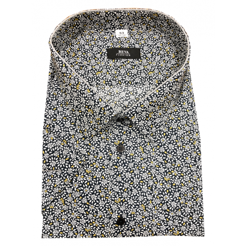 Košile kombinovaná s krátkým rukávem