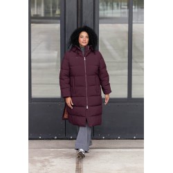 Dámský zimní kabát/dlouhá bunda - v nadměrné velikosti