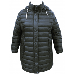 Dámská zimní prošívaná bunda - v nadměrné velikosti