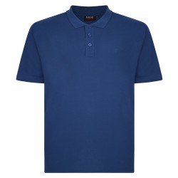 Tričko s límečkem jednobarevné - v nadměrné velikosti