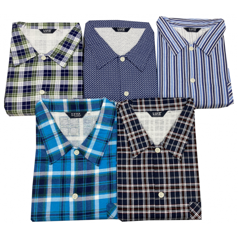 Flanelové pyžamo v nadměrné velikosti