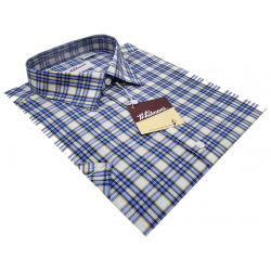 Košile s krátkým rukávem (kostička) - v nadměrné velikosti