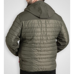 Pánská lehká bunda kombinovaná se softshellem - v nadměrné velikosti