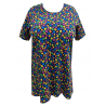 Tunika bavlněná / maxitriko (Kvítky barva) - v nadměrné velikosti