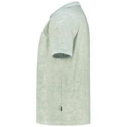 Luxusní polo tričko s límečkem Stay Fresh® (zip, vzor) - v nadměrné velikosti