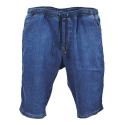Pánské džínové šortky MARTEN do gumy (kraťasy) - v nadměrné velikosti