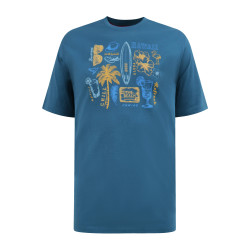 Tričko s potiskem v letním stylu