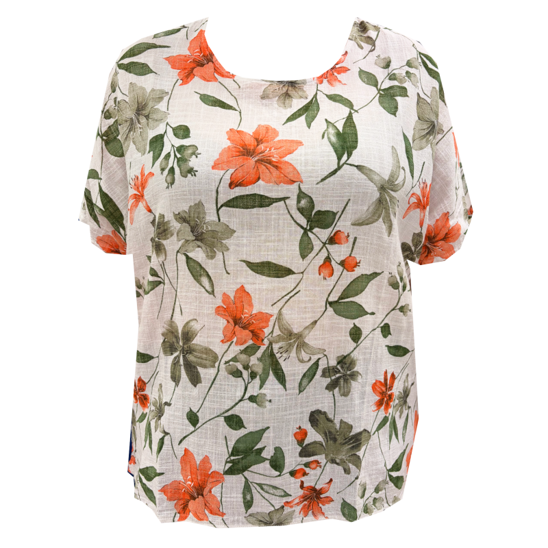 Halenka bavlněná se spadlým rukávem