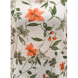 Dámská volná halenka se spadlým rukávkem (bavlna) - v nadměrné velikosti