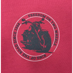 Tričko bavlněné s krátkým rukávem (potiskem moto mini 26) - v nadměrné velikosti