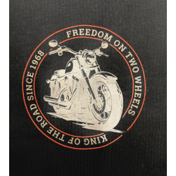 Tričko bavlněné s krátkým rukávem (potiskem moto mini 26) - v nadměrné velikosti