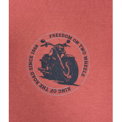 Tričko bavlněné s krátkým rukávem (potiskem moto mini 26) - v nadměrné velikosti