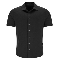 Luxusní jednobarevná košile/celopropínací tričko - materiál Stay Fresh® - v nadměrné velikosti