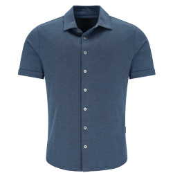 Luxusní jednobarevná košile/celopropínací tričko - materiál Stay Fresh® - v nadměrné velikosti