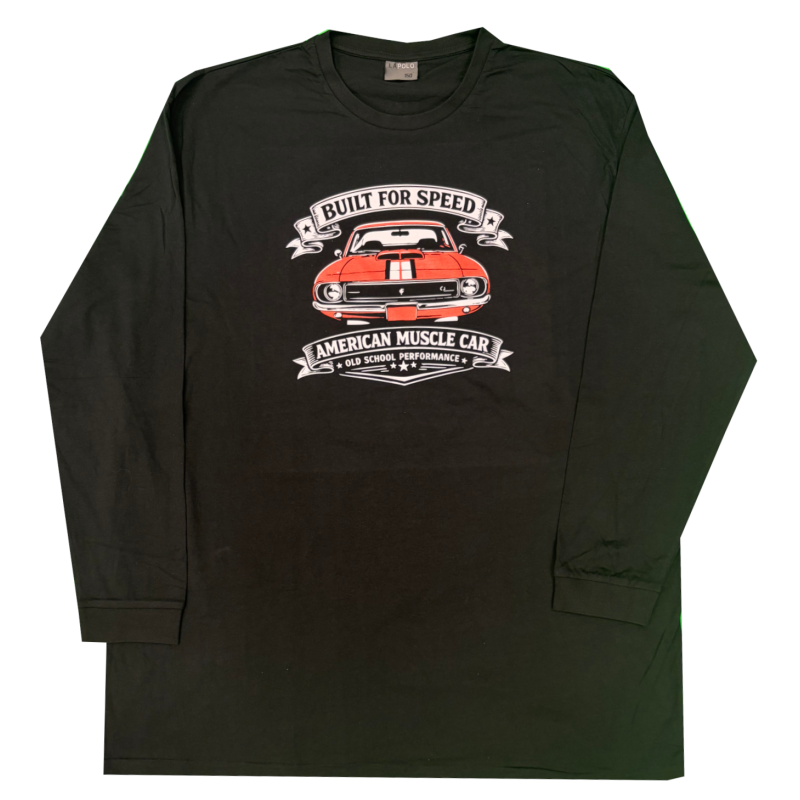 Triko s potiskem - dlouhý rukáv