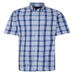 Pánská bavlněná košile s krátkým rukávem - v nadměrné velikosti