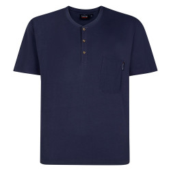 Pánské tričko s krátkým rukávem (knoflíčky) - v nadměrné velikosti