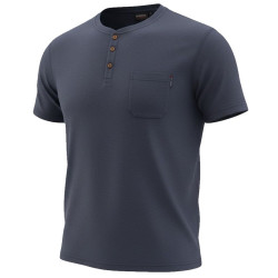 Pánské tričko s krátkým rukávem (knoflíčky) - v nadměrné velikosti