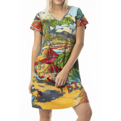 Šaty / tunika IBIZA (bavlna) - v nadměrné velikosti