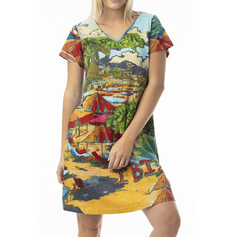 Šaty / tunika IBIZA (bavlna) - v nadměrné velikosti