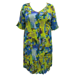 Dámské letní šaty (viskóza) - v nadměrné velikosti