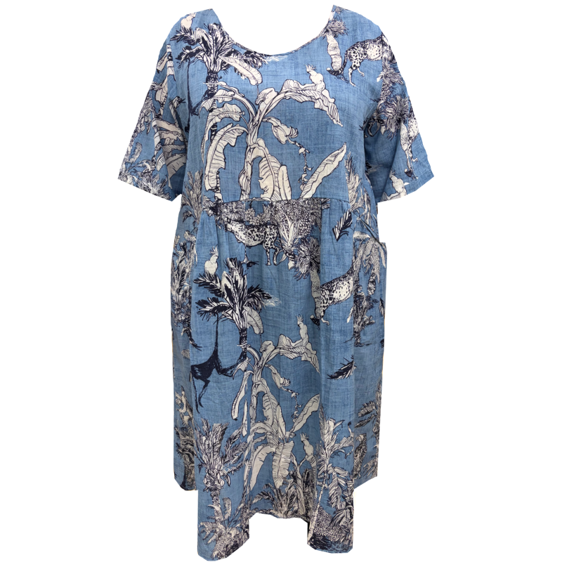 Šaty dámské bavlněné - v nadměrné velikosti