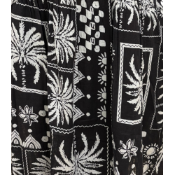 Dámské bavlněné šaty (přestřižené, kapsy) - v nadměrné velikosti