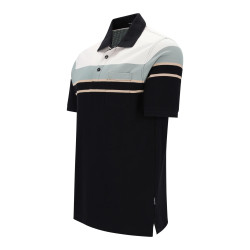 Luxusní polo tričko s límečkem (knoflíčky, bavlna) - v nadměrné velikosti