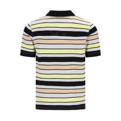 Luxusní polo tričko s límečkem (vzor, zip) Stay Fresh® - v nadměrné velikosti