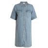 Volné šaty z měkké denimové látky (Tencel) - v nadměrné velikosti