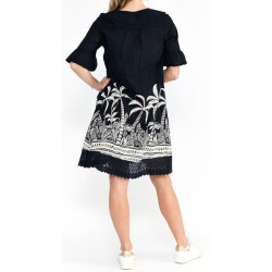 Tunika (krátké šaty) Palmy - v nadměrné velikosti