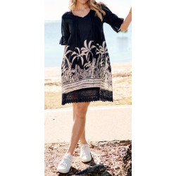 Tunika (krátké šaty) Palmy - v nadměrné velikosti