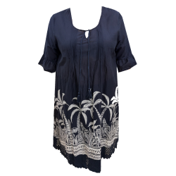 Tunika (krátké šaty) Palmy - v nadměrné velikosti
